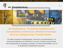 Tablet Screenshot of eta-energieberatung.de